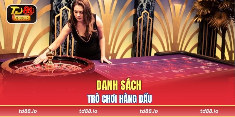 Danh sách trò chơi hàng đầu